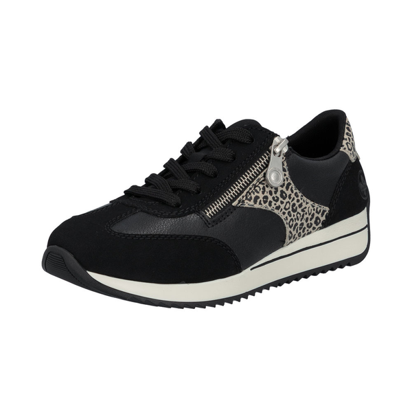 Rieker N1210 -  Black/Ginger Trainers