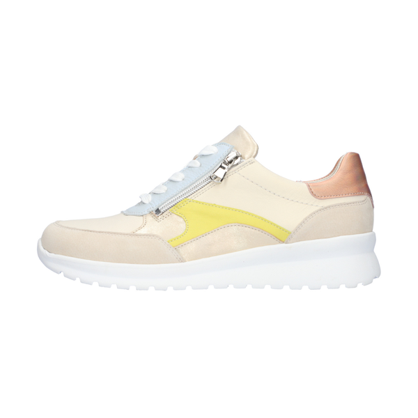 Waldlaufer K-Sunny 688003 - Perl/Light Gold/Lime Trainers
