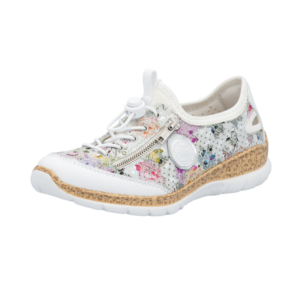 Rieker N42V1 -  White/Multi Sandals