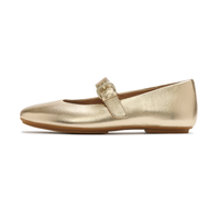 FitFlop Delicato Leather Mary Jane - Platino