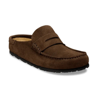 Birkenstock Naples Wrapped Suede Clog - Carafe