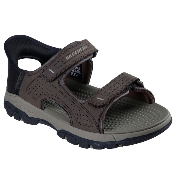 Skechers Slipins Tresmen - Reece - Chocolate Sandals