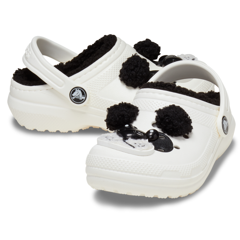 Crocs Classic Fun Lab Lined Kids 210395 - Panda/Chalk Slippers