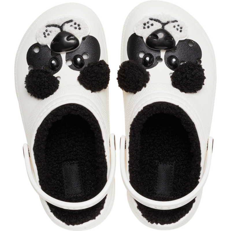 Crocs Classic Fun Lab Lined Kids 210395 - Panda/Chalk Slippers