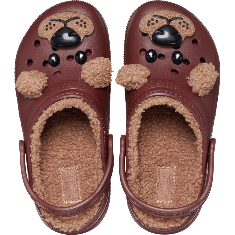 Crocs Classic Fun Lab Lined Kids 210119 - Bear/Dark Clay Slippers