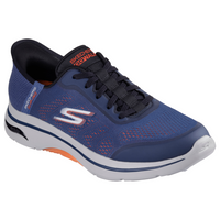 Skechers Go Walk Arch Fit 2.0 Simplicity 2.5 - Navy/Orange Trainers