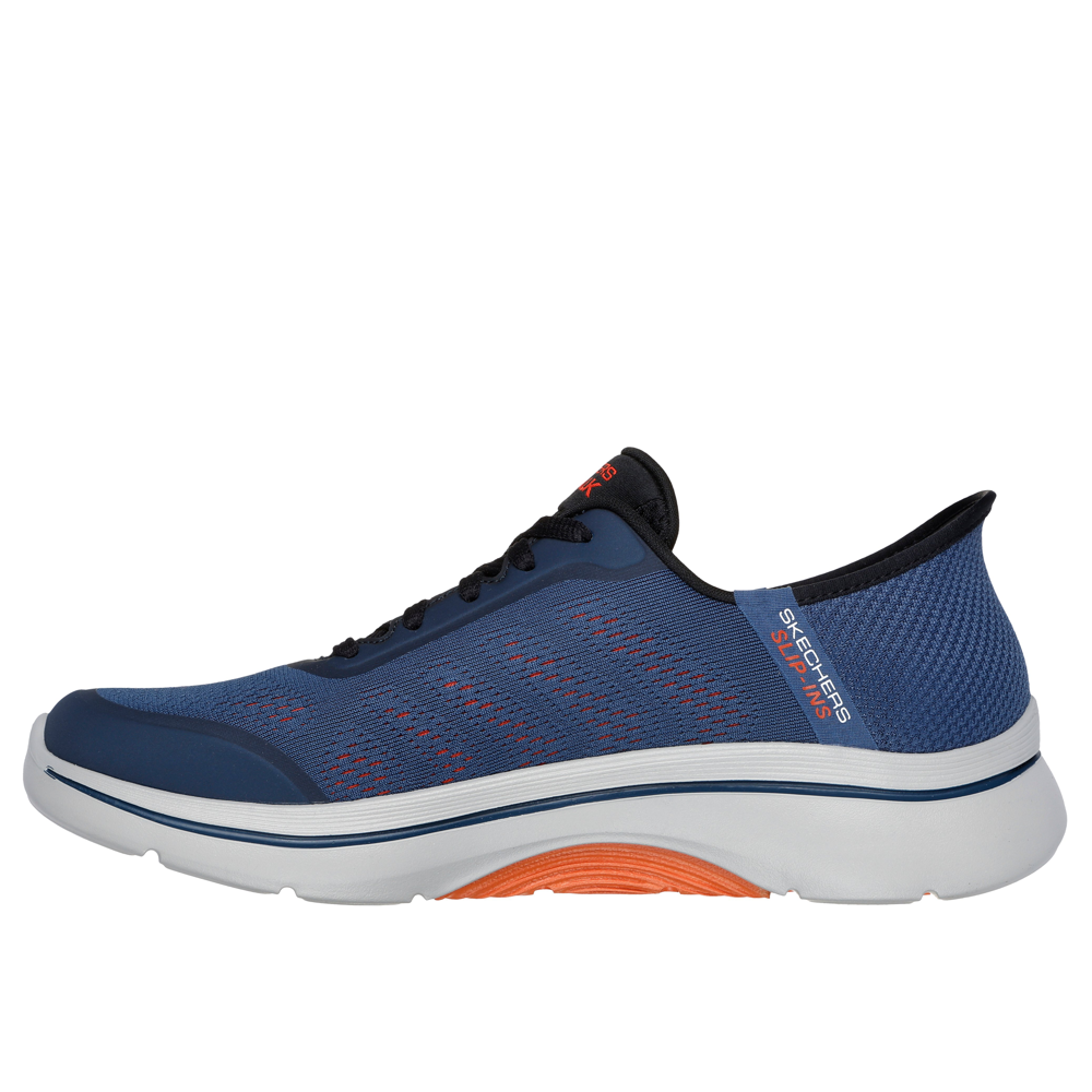 Skechers Go Walk Arch Fit 2.0 Simplicity 2.5 - Navy/Orange Trainers