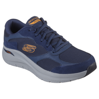 Skechers Arch Fit 2.0 - The Keep - Navy Orange Trainers