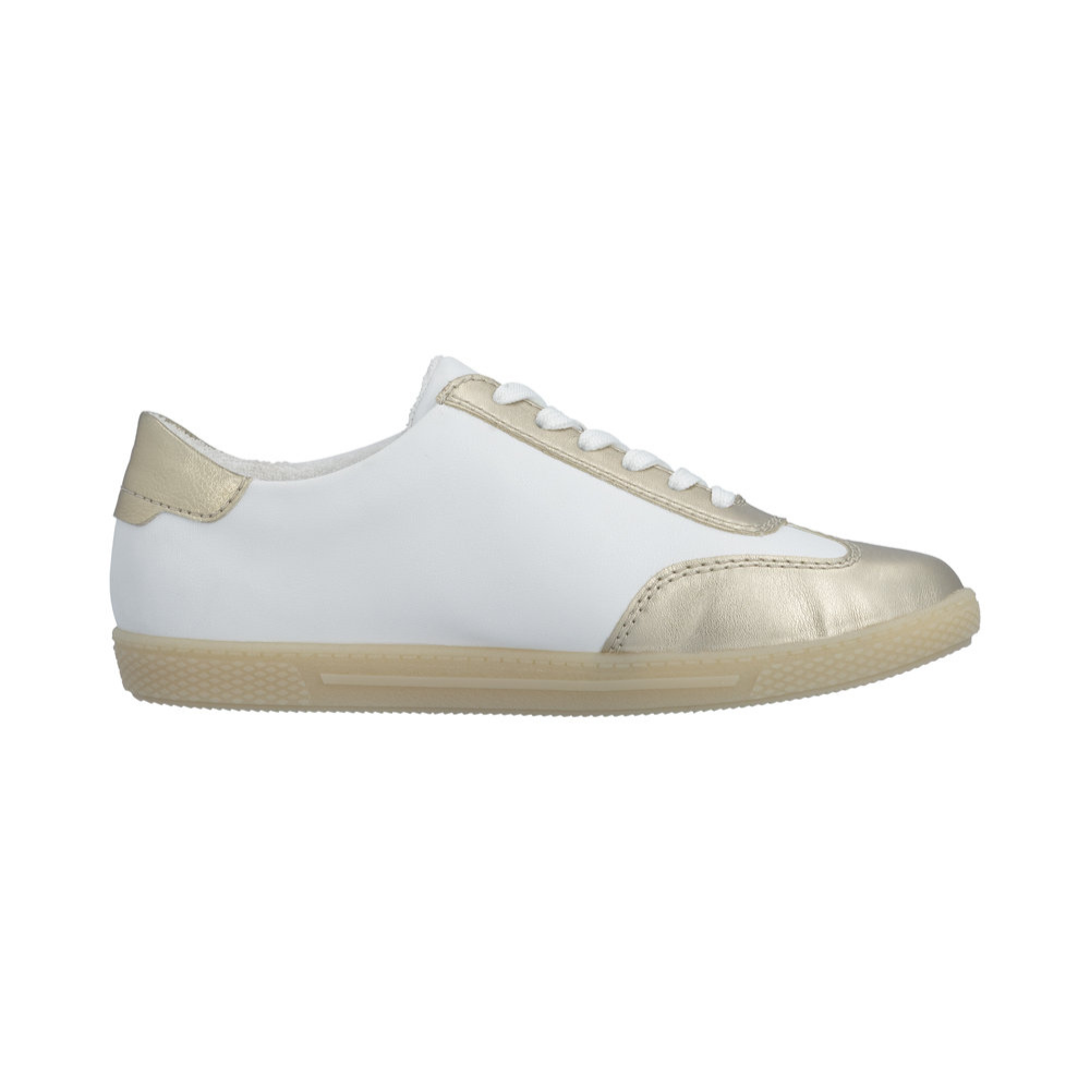 Rieker L9700 -  Palegold/White Trainers