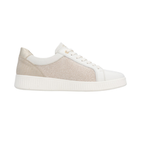 Remonte D2E00 - Snow/White Gold Trainers