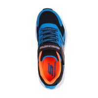 Skechers Microspec Tread - Blue/Black/Orange Trainers