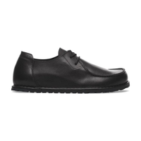 Birkenstock Utti Lace Leather Moccasin - Black