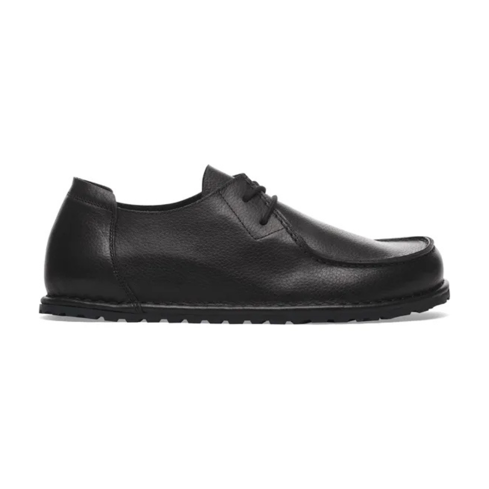 Birkenstock Utti Lace Leather Moccasin - Black