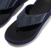 FitFlop F-Mode Toe Post Sandals - Dark Denim