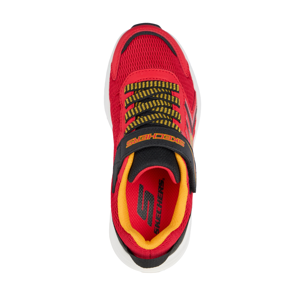 Skechers Microspec Tread - Red/Black Trainers