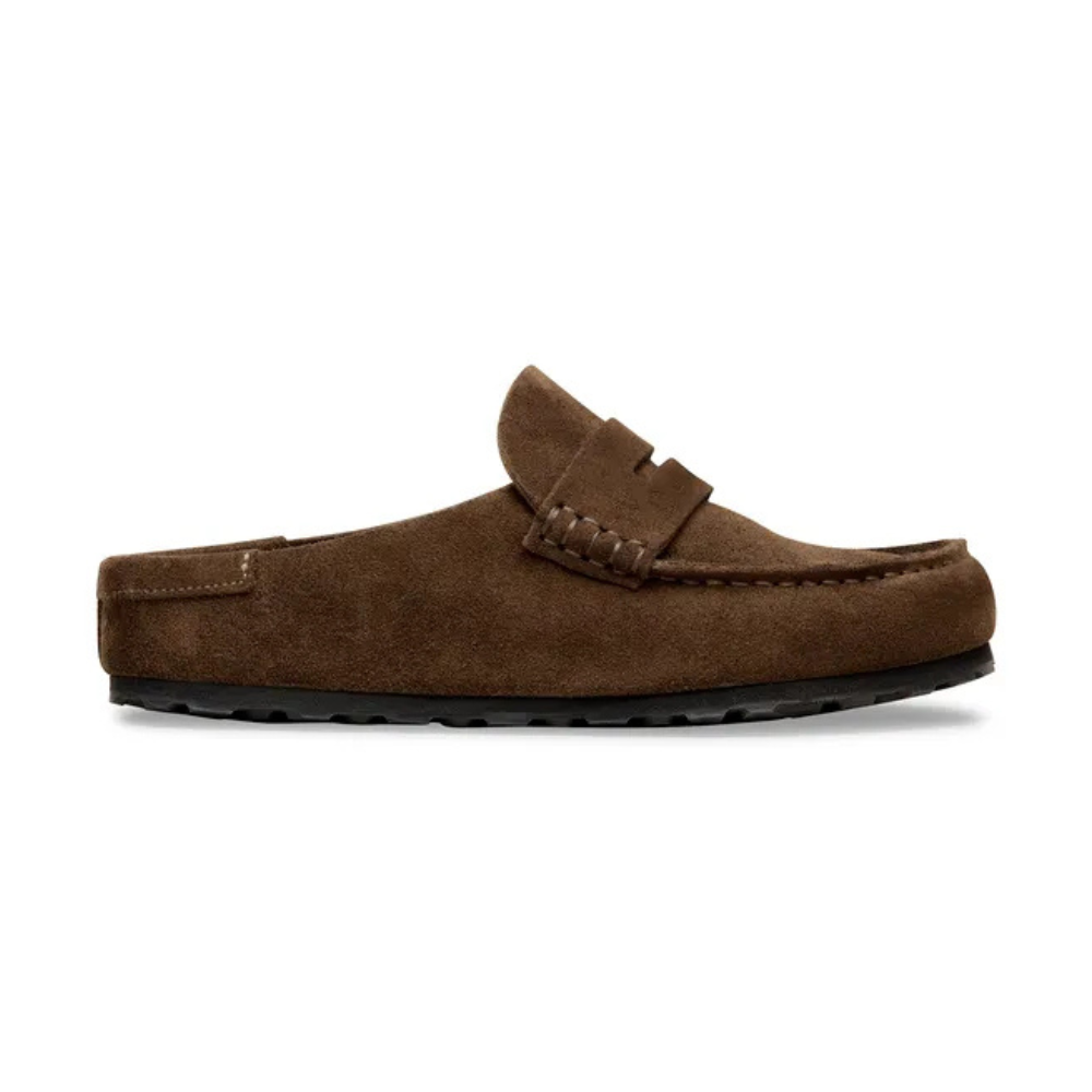 Birkenstock Naples Wrapped Suede Clog - Carafe