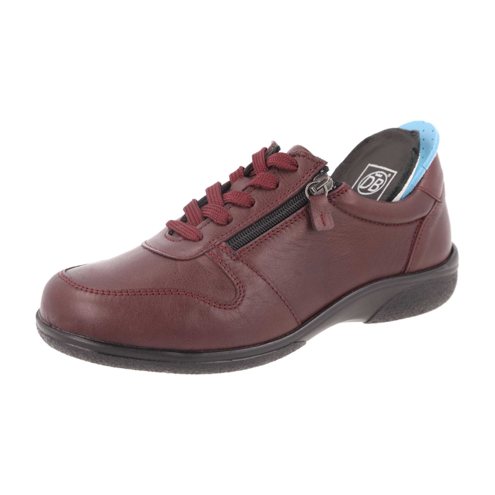 DB Mollie Casual Shoe - Burgundy
