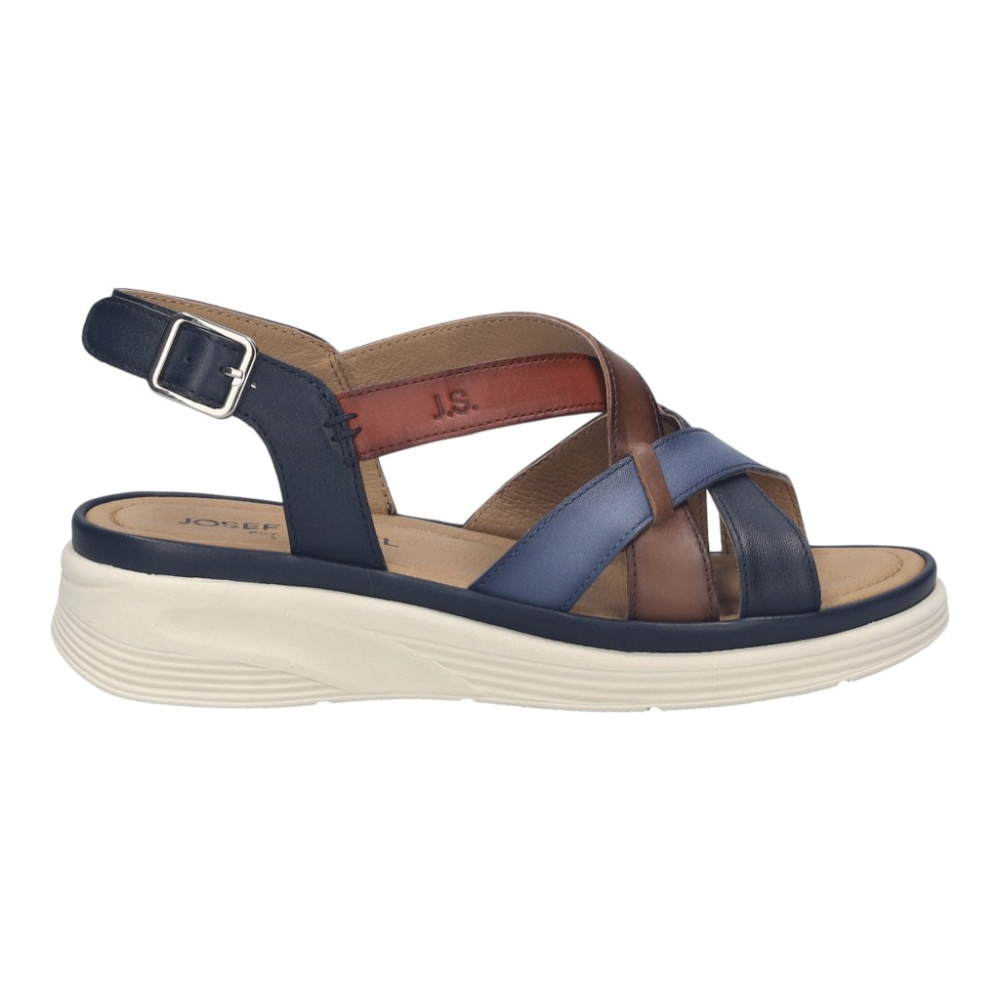 Josef Seibel Sevran 07 Slate/Blue Multi Sandals