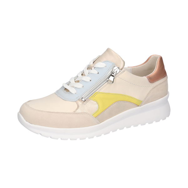 Waldlaufer K-Sunny 688003 - Perl/Light Gold/Lime Trainers