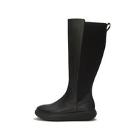 FitFlop IQ-Comff Leather High Boot - All Black