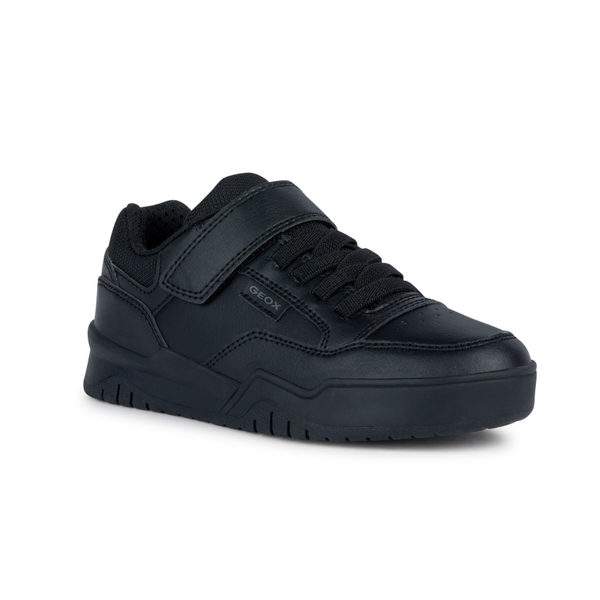 Geox J Perth Boy J367RE School Shoe - Black