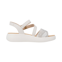 Remonte D3L51 - Off White/Gold Sandals