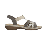Rieker 65918 -  Clay/Champagner/Kiesel Sandals