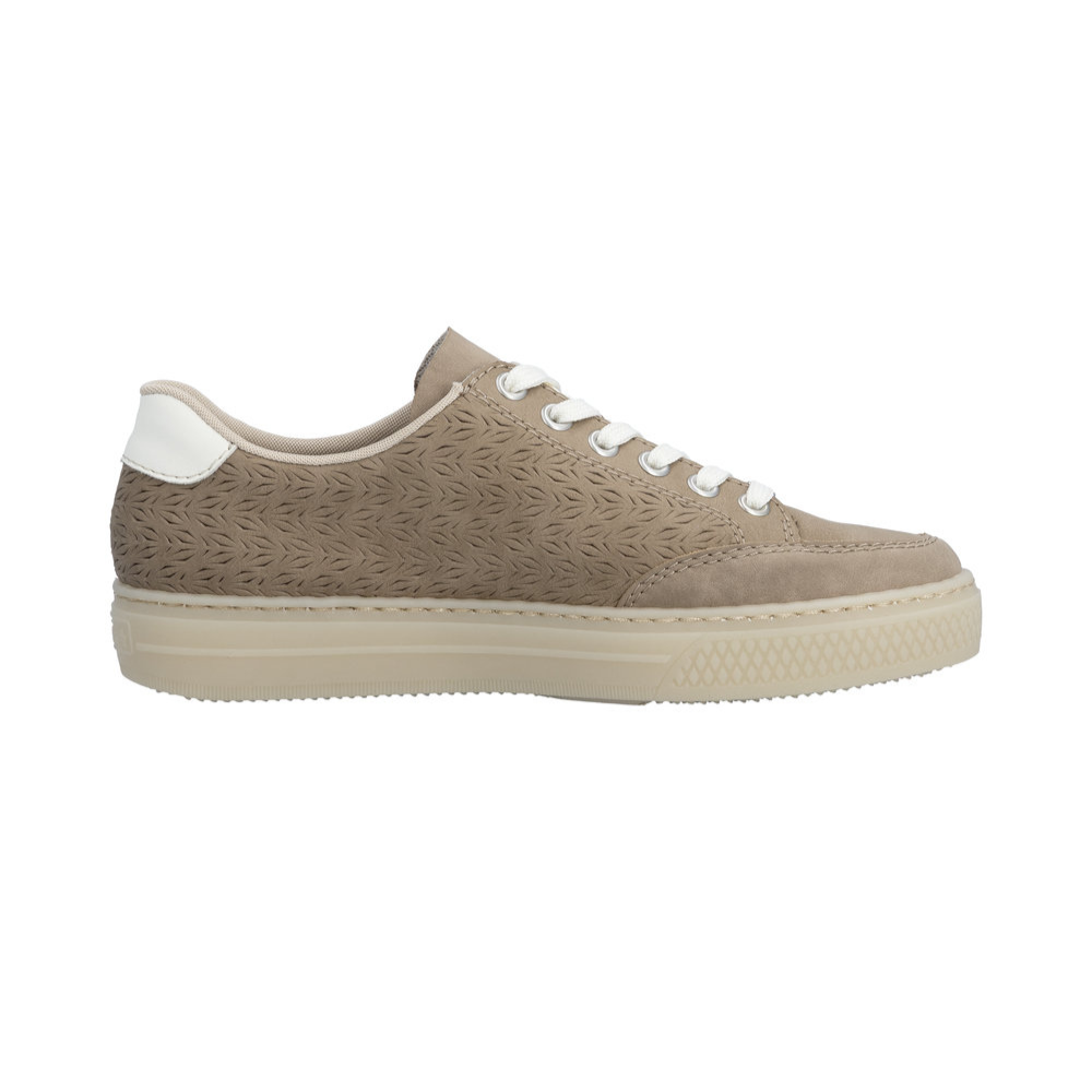 Rieker L5903 -  Camel/Off White Trainers