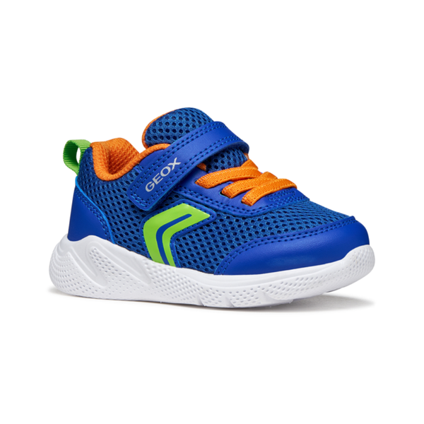Geox B Sprintye B454UC - C0685 Royal/Orange Trainers