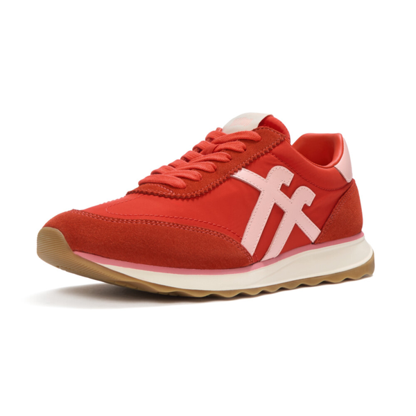 FitFlop Retro-Q FF Sneakers - Cherry Tomato/Warm Pink