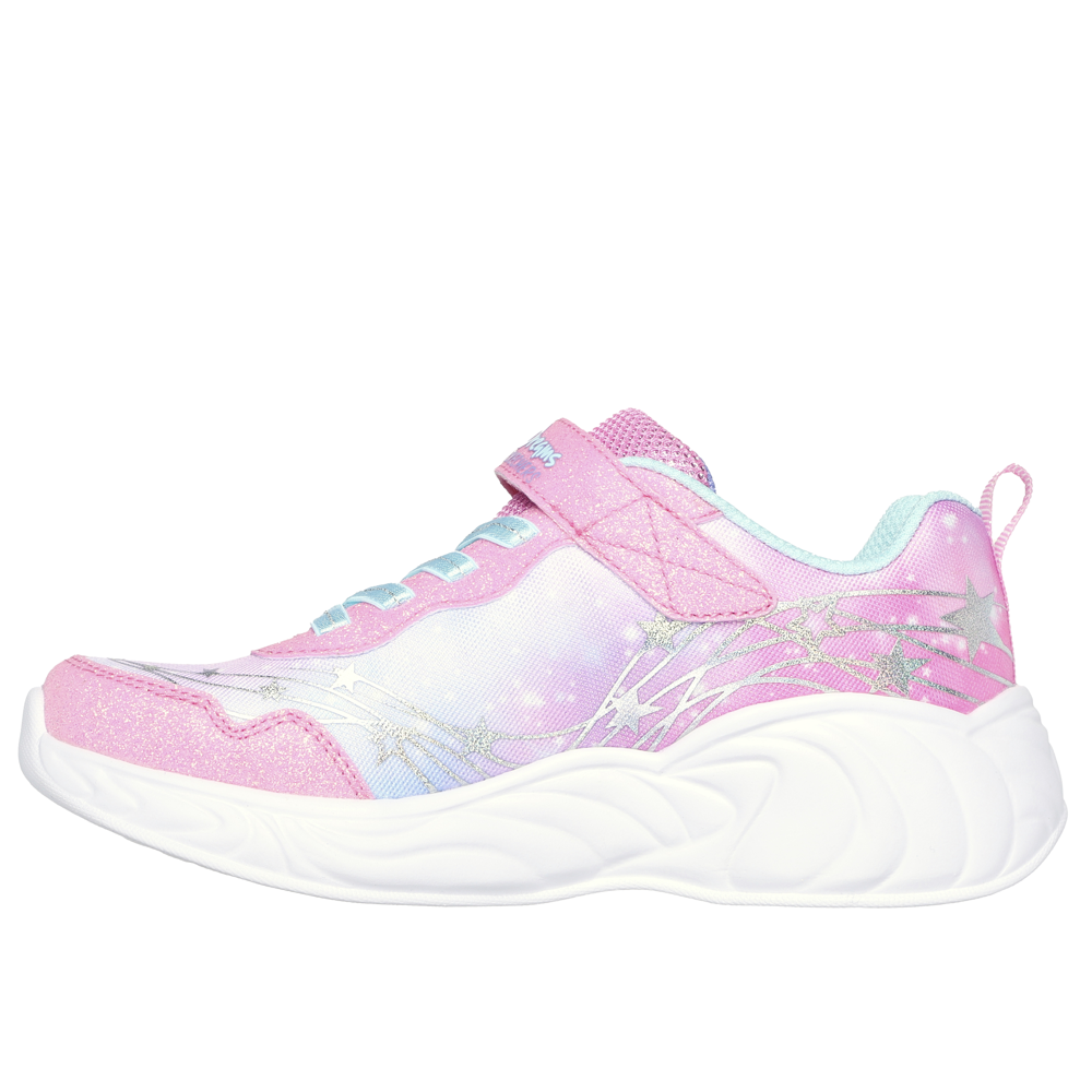 Skechers Unicorn Dreams Wishful Magic Pink Turquoise Trainers