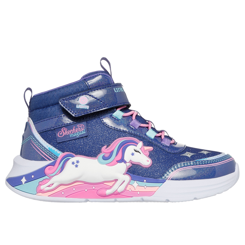 Skechers Unicorn Chaser - Navy/Multi Boots