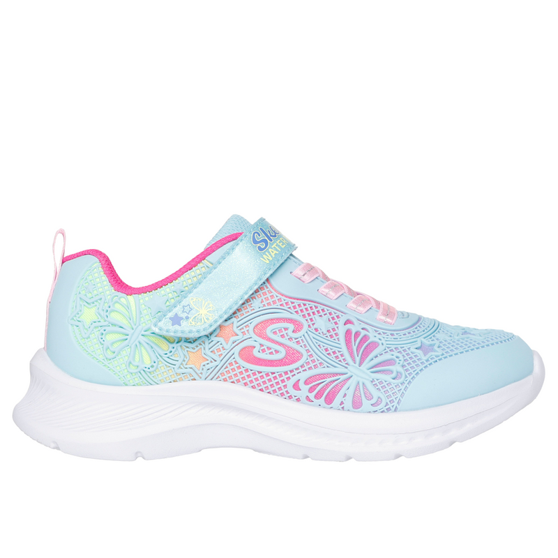 Skechers Jumpsters 2.0 Butterfly Flush - Aqua/Multi Trainers