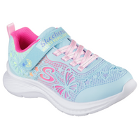 Skechers Jumpsters 2.0 Butterfly Flush - Aqua/Multi Trainers