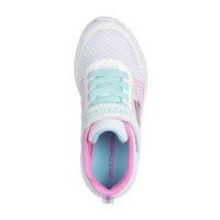 Skechers Microspec Plus - Swirl Sweet - White Multi Trainers