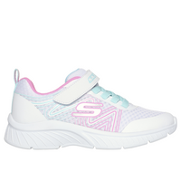 Skechers Microspec Plus - Swirl Sweet - White Multi Trainers