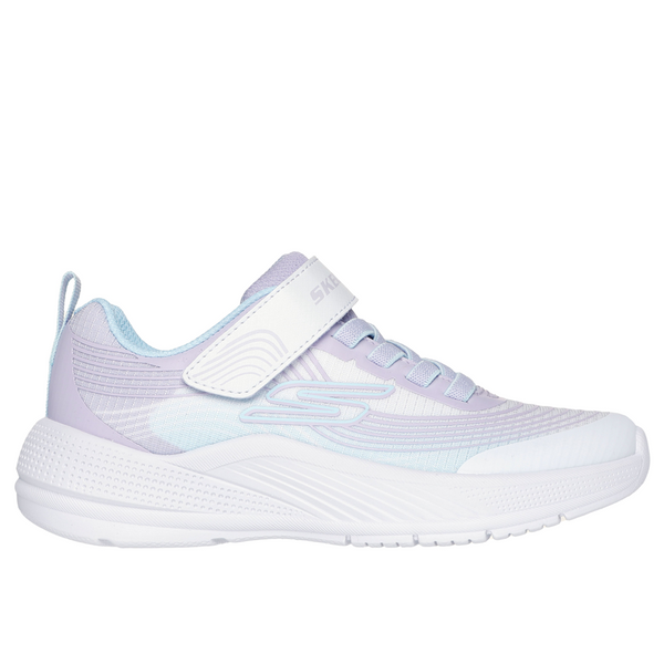 Skechers Microspec Advance - White/Lavender Trainers