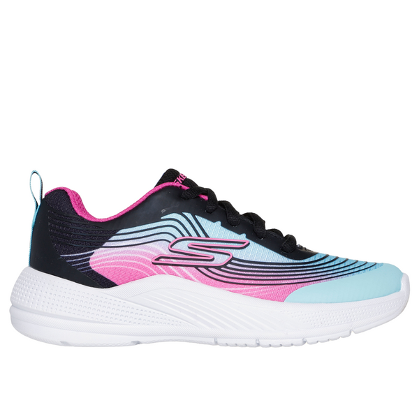 Skechers Microspec Advance - Aqua/Purple Trainers