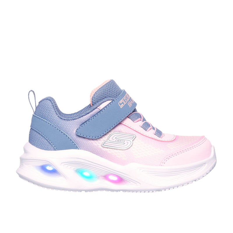 Skechers Sola Glow - Grey/Pink Trainers