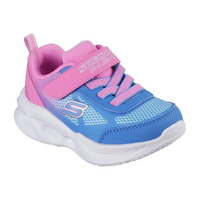 Skechers Sola Glow - Hot Pink/Blue Trainers