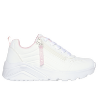 Skechers Uno Lite - Easy Zip - White Trainers