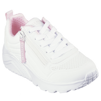 Skechers Uno Lite - Easy Zip - White Trainers