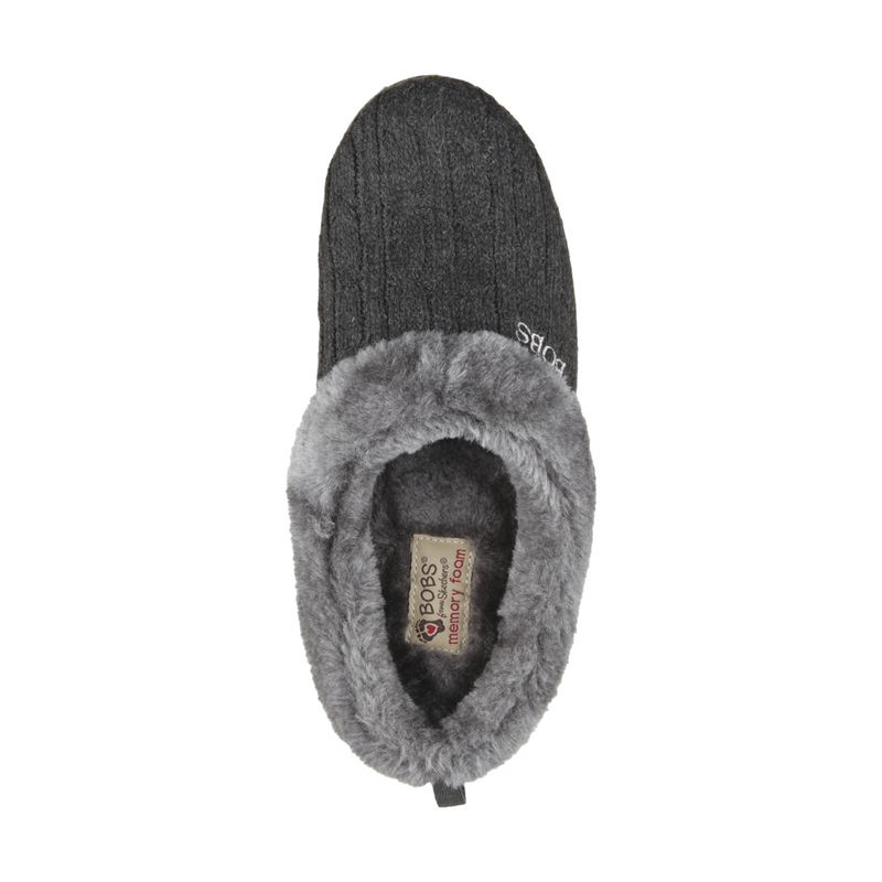 Skechers Keepsakes - Ice Angel - Charcoal Slippers