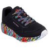 Skechers Uno Lite Subtle Love - Black/Multi Trainers