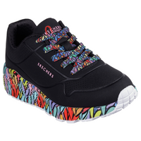 Skechers Uno Lite Subtle Love - Black/Multi Trainers