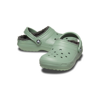 Crocs 203591 Classic Lined Clog - Moss Slippers
