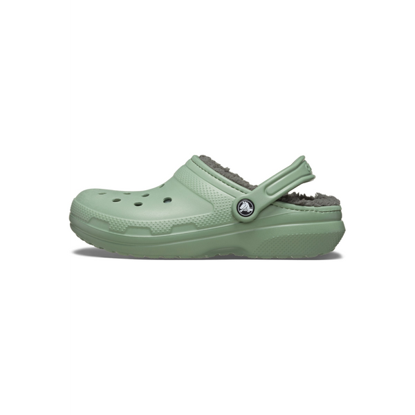 Crocs 203591 Classic Lined Clog - Moss Slippers