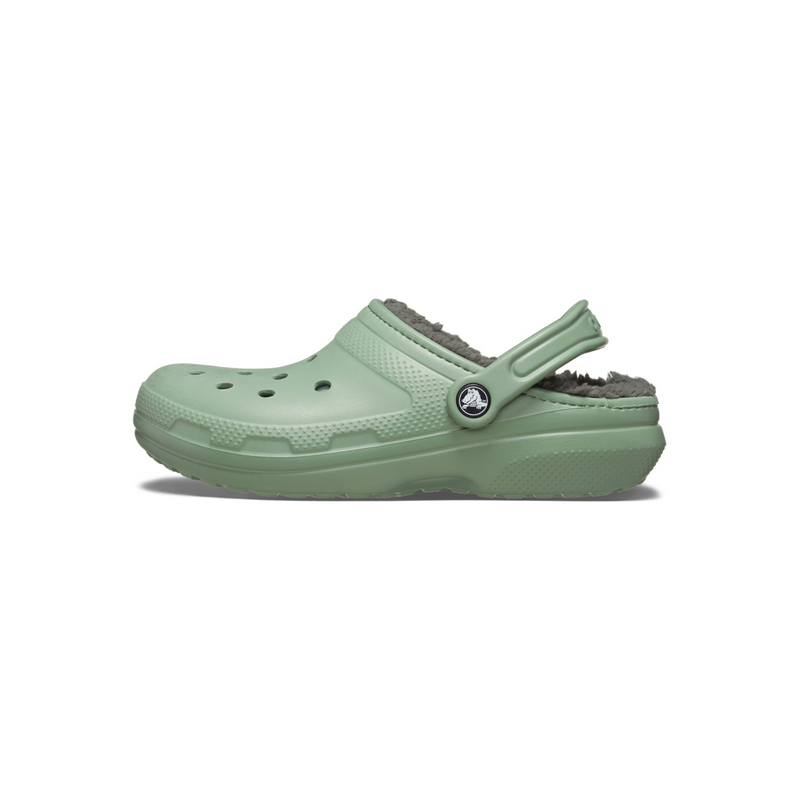 Crocs 203591 Classic Lined Clog - Moss Slippers