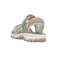 Rieker 68866 -  Carnation/Mauve/Aqua Sandals