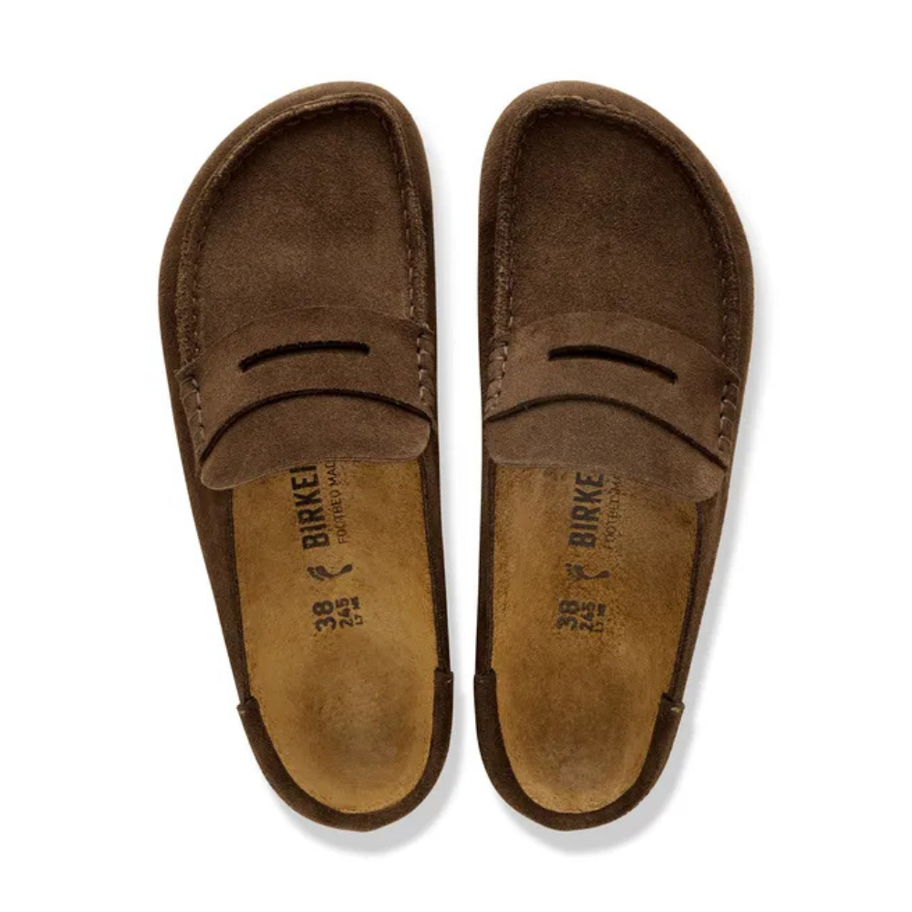 Birkenstock Naples Wrapped Suede Clog - Carafe